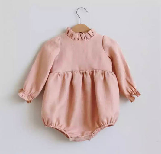 Baby girl romper long sleeve