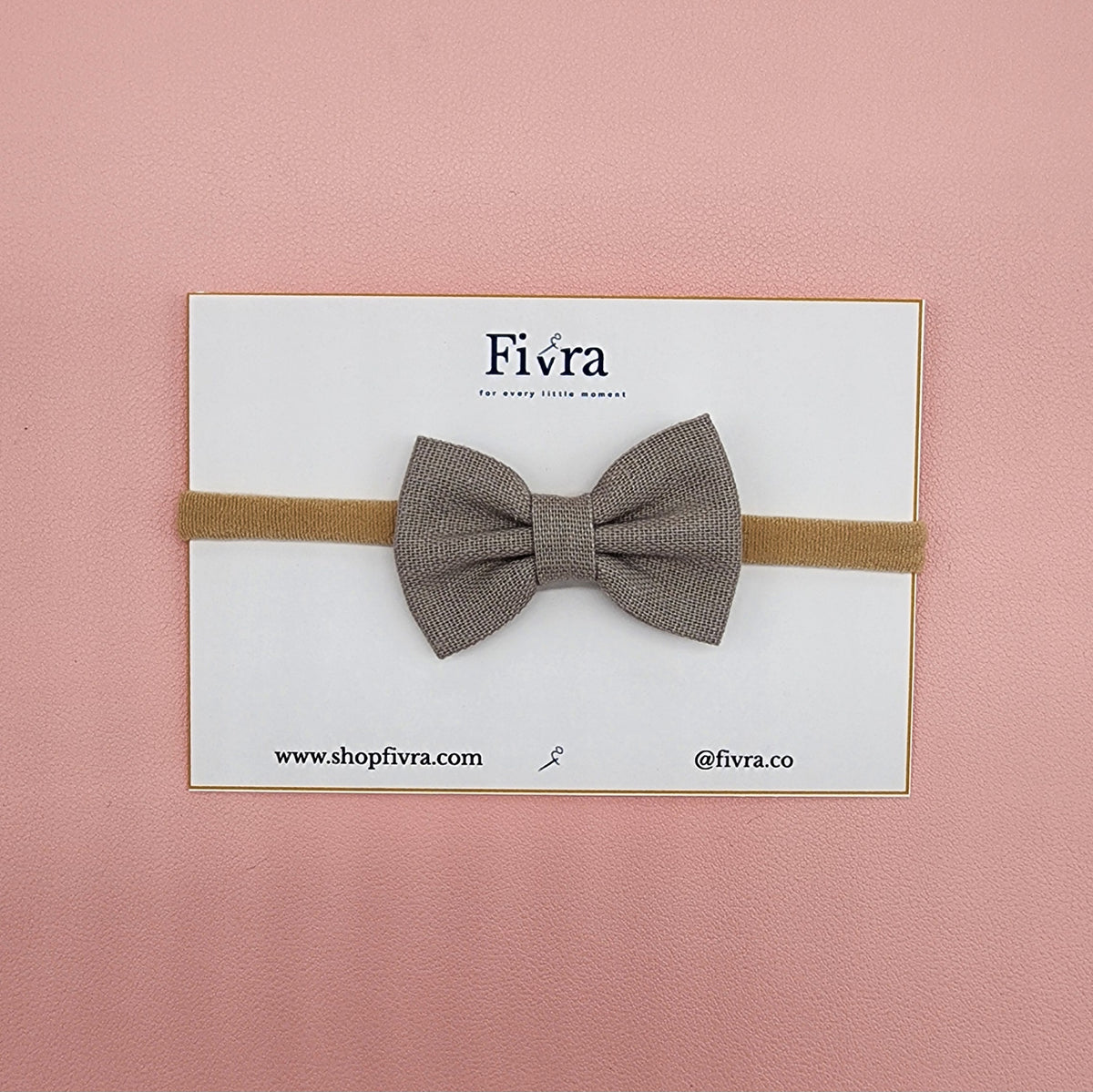 Small hair bow - Nylon headband - Varieties