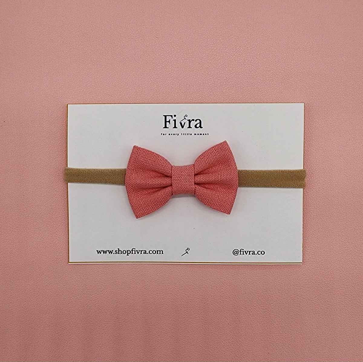 Small hair bow - Nylon headband - Varieties