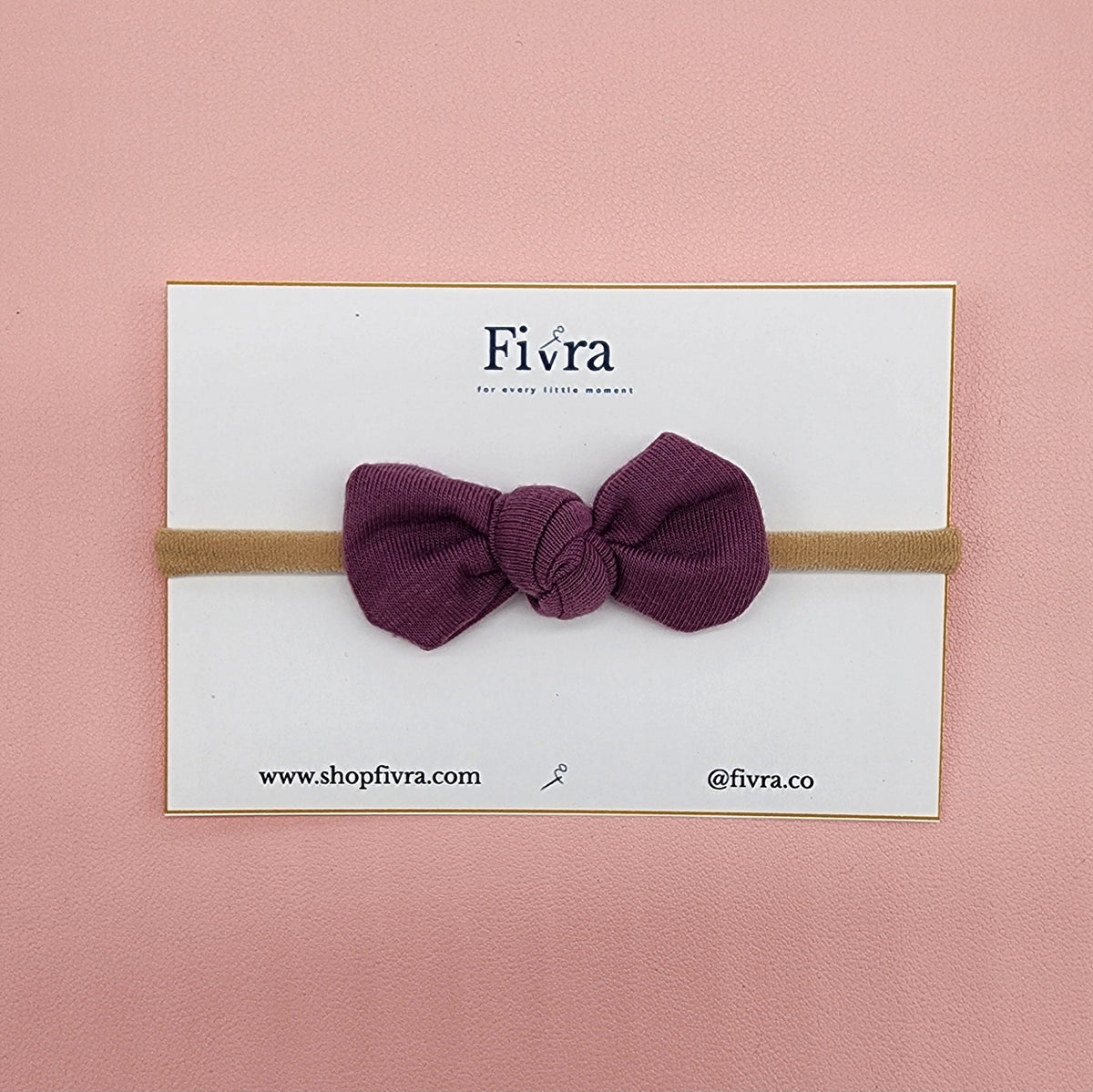 Small hair knot bow - Nylon headband - Varieties