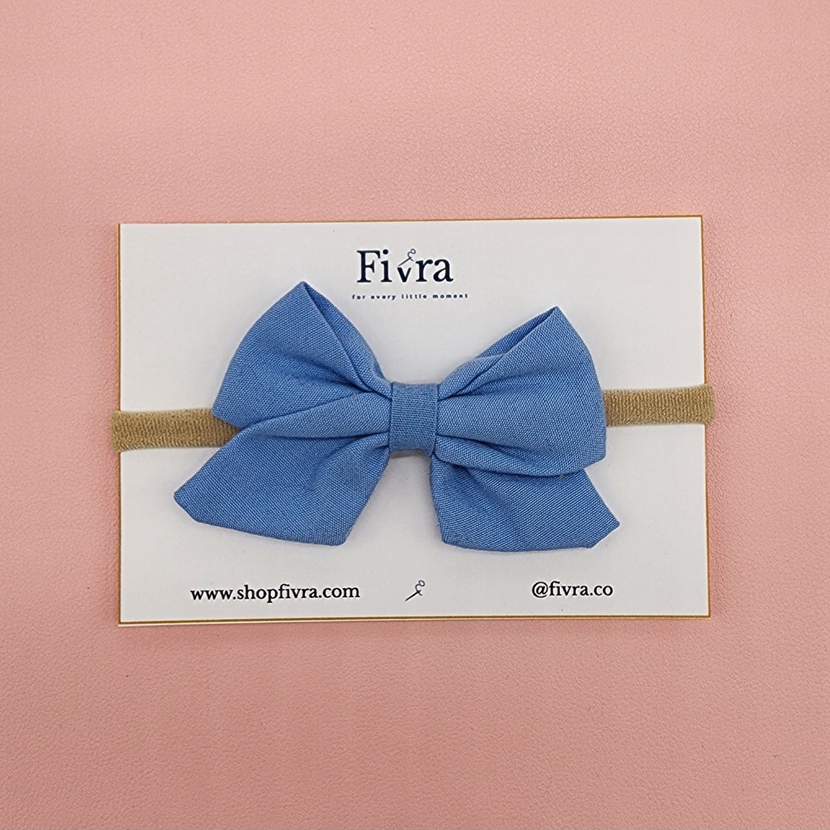Medium hair bow - Nylon headband - Varieties