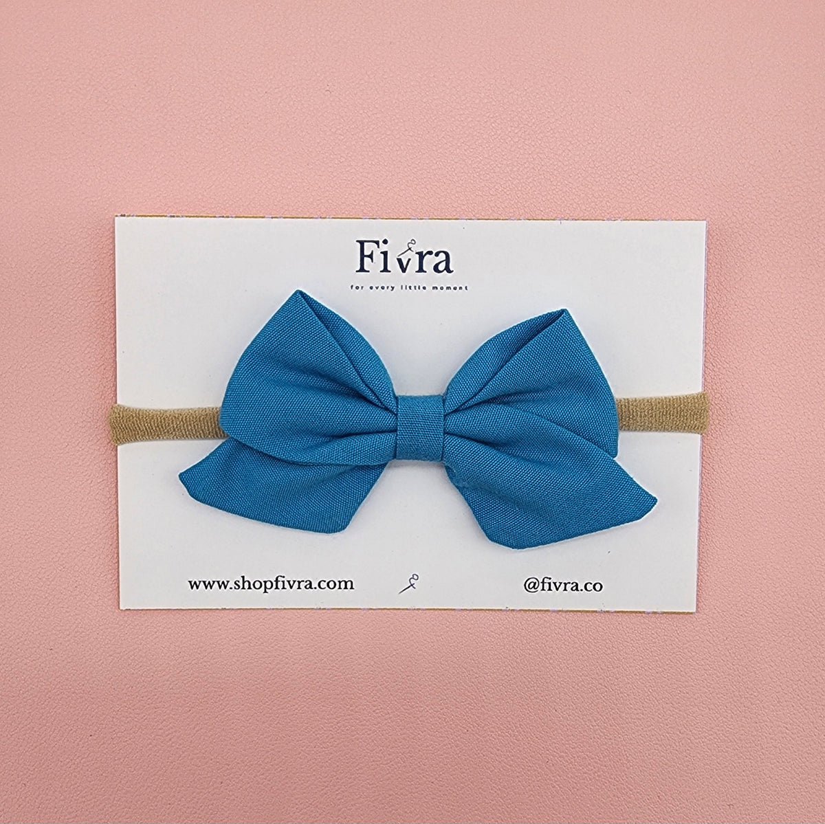 Medium hair bow - Nylon headband - Varieties