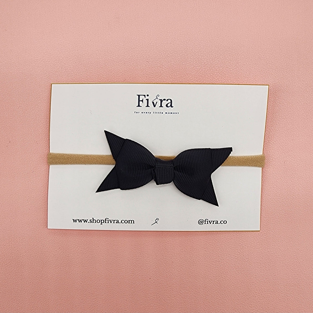 Small hair bow - Nylon headband - Ribbon varieties