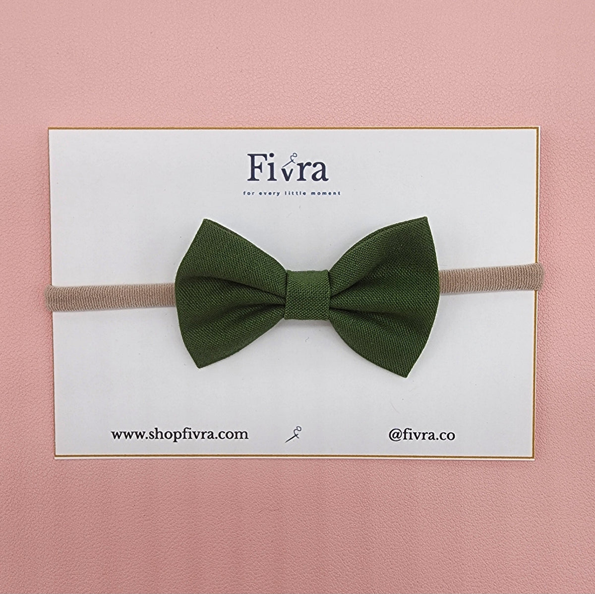 Small hair bow - Nylon headband - Varieties