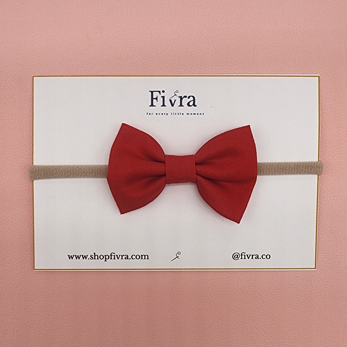 Small hair bow - Nylon headband - Varieties