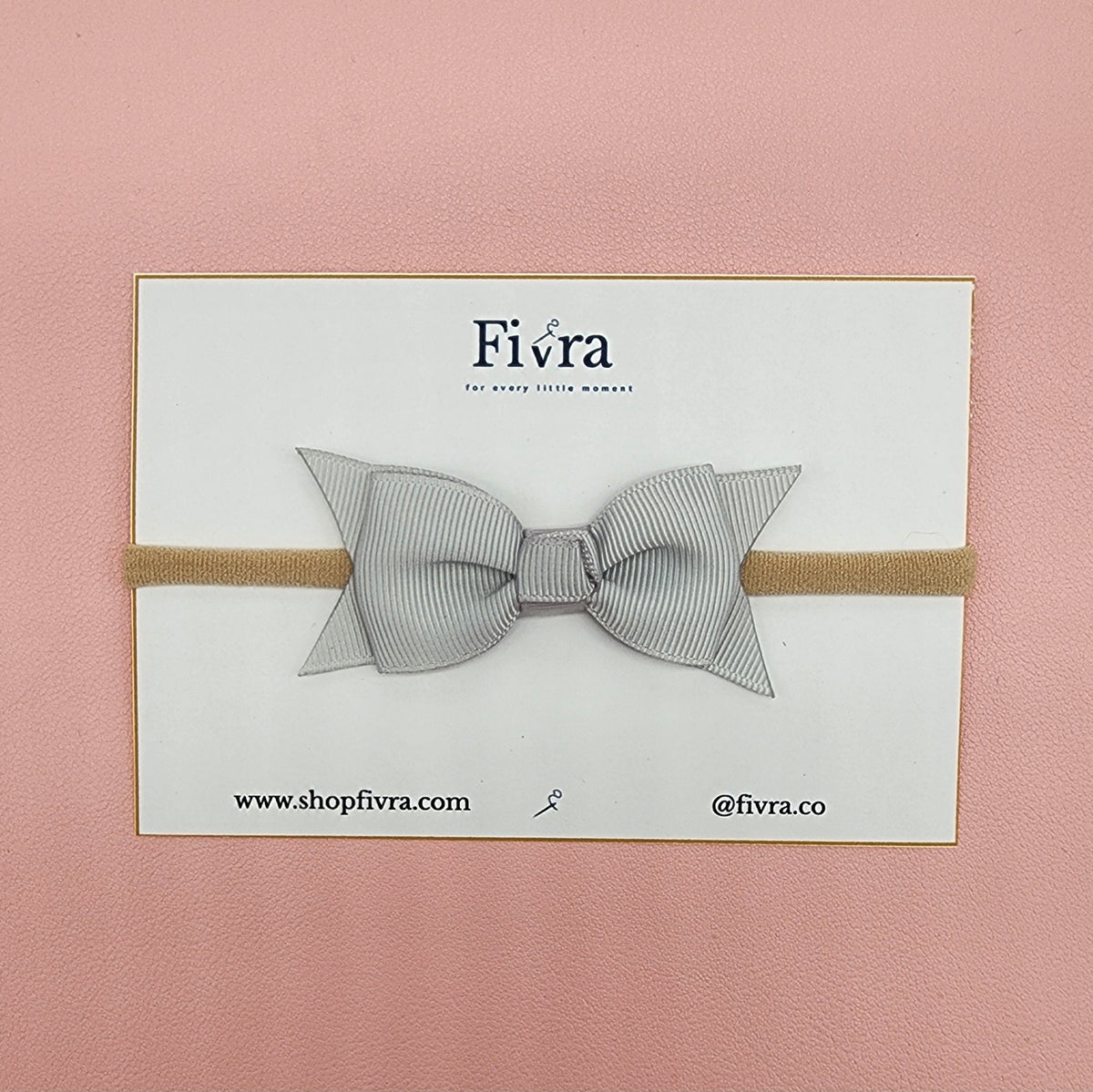 Small hair bow - Nylon headband - Ribbon varieties