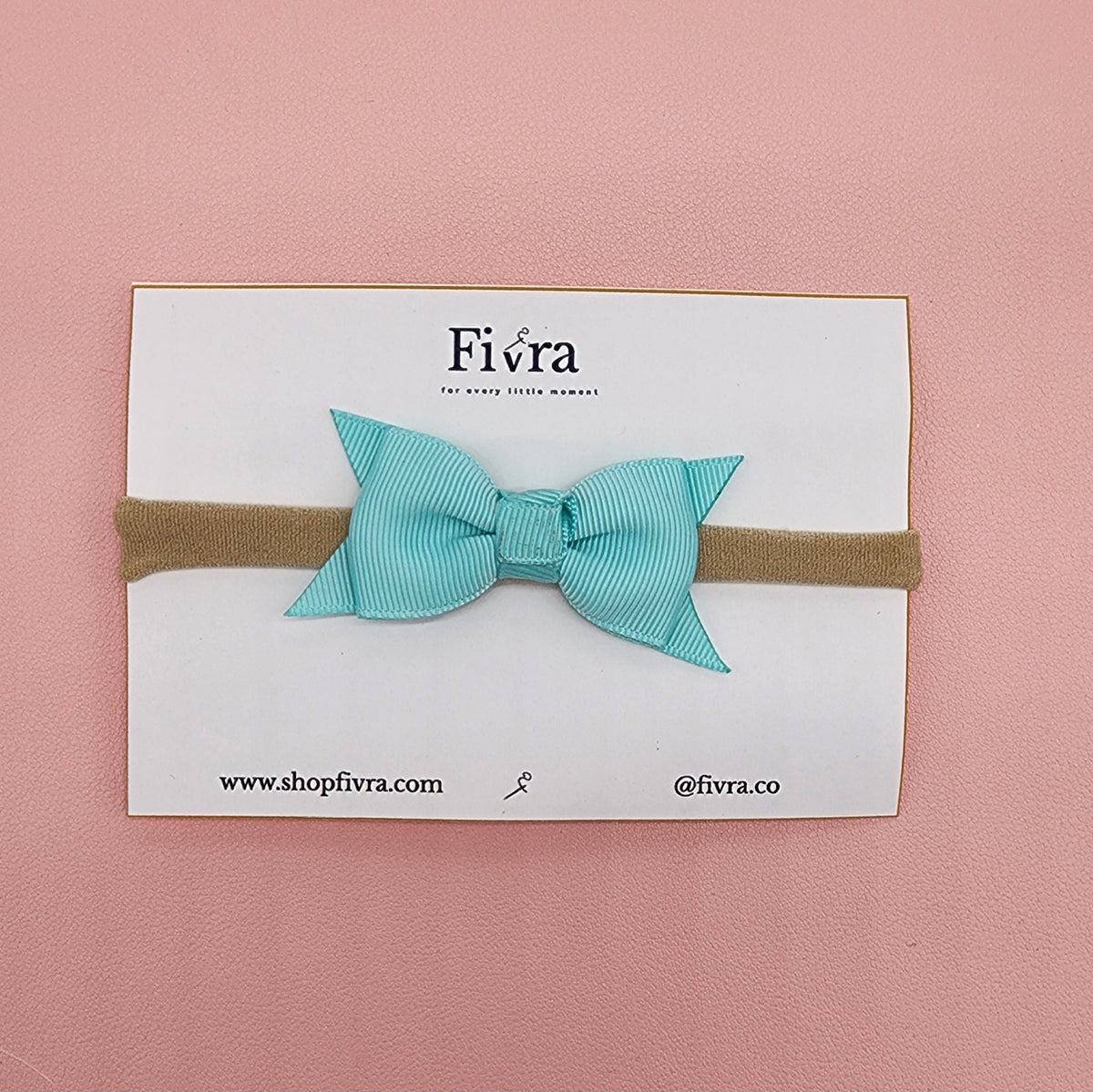 Small hair bow - Nylon headband - Ribbon varieties