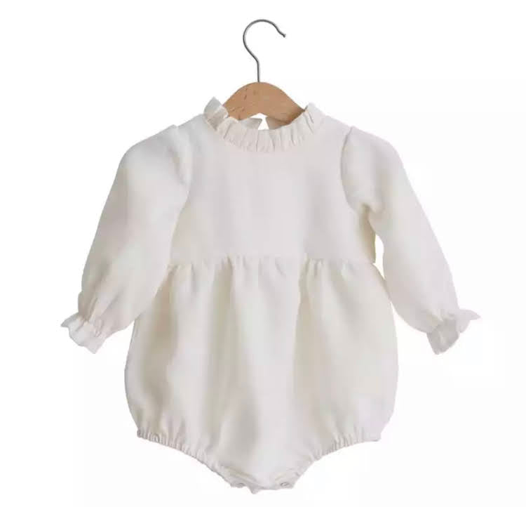 Baby girl romper long sleeve